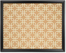 Load image into Gallery viewer, U Brands Cork Bulletin Board, 16 x 20 Inches, Black Wood Frame, Fashion Design Print (305U00-01)