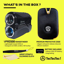 Load image into Gallery viewer, TecTecTec VPRO500 Golf Rangefinder - Laser Range Finder with Pinsensor - Laser Binoculars - with Battery
