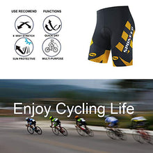 Load image into Gallery viewer, sponeed Cycling Shorts Padded Men Cycling Pants Riding Road Bike Underwear US S Gold Yellow
