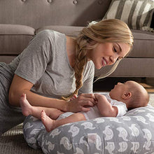 Load image into Gallery viewer, Boppy Original Newborn Lounger, Elephant Love Gray