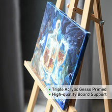 Load image into Gallery viewer, GOTIDEAL Stretched Canvas, Multi Pack 4x4", 5x7", 8x10",9x12", 11x14" Set of 10, Primed White - 100% Cotton Artist Canvas Boards for Painting, Acrylic Pouring, Oil Paint Dry & Wet Art Media