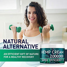 Load image into Gallery viewer, Рain Relief Hemp Cream 2,000,000 - Made in USA - Natural Hemp Extract Cream for Arthritis, Back & Muscle Рain Relief - Efficient Inflammation Cream & Carpal Tunnel Relief - Good for Skin Health