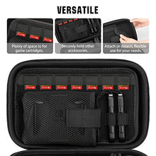 Load image into Gallery viewer, MoKo Carrying Storage Case for Nintendo Switch, Travel Carrying Storage Case Messenger Bag Compatible with Nintendo Switch Console, Dock, Controllers, Charger & Cable - Black