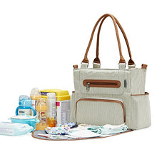 Load image into Gallery viewer, SoHo Grand Central Station Diaper Bag 7Pc, Striped