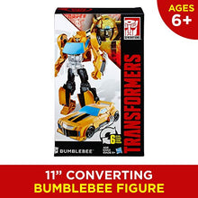Load image into Gallery viewer, Transformers Toys Heroic Bumblebee Action Figure - Timeless Large-Scale Figure, Changes into Yellow Toy Car, 11" (Amazon Exclusive)