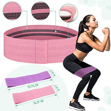 Load image into Gallery viewer, Wosweet Exercise Resistance Bands Set, 11 Pack Workout Bands Set with Poster, 5 Loop Resistance Bands 2 Resistance Bands for Hips 1 Non-Latex Elastic Bands Arm Workout Pull Rop Carry Bag
