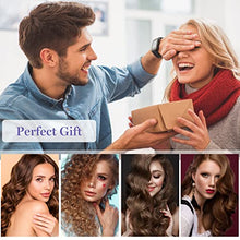 Load image into Gallery viewer, Aliavos Automatic Curling Iron, Auto Hair Curler with 4 Temp Up to 425℉& 3 Timer & Dual Voltage,1" Larger Rotating Barrel Curling Wand,Fast Heating, Anti-Scald, Auto Shut-Off Spin Iron for Styling