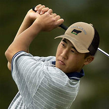 Load image into Gallery viewer, Custom Richardson Trucker Hat Angus Bull Embroidery Animal Name Polyester Baseball Mesh Cap Snaps - Heather Gray/Black, Personalized Text Here