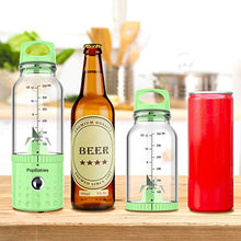 Load image into Gallery viewer, PopBabies Smoothie Blender, Portable Blender for single-serve Personal Blender, USB rechargeable Blender to go Updated Version Apple Green