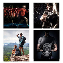 Load image into Gallery viewer, frueo Men’s 3 Pack Traning T-Shirt Dry Fit Workout Athletic Tee,520,Black Gray White,XL