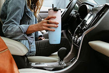 Load image into Gallery viewer, Simple Modern Travel Coffee Mug Insulated Stainless Steel Thermos Cup Voyager with Straw and Clear Flip Lid 20oz (590ml) Tumbler, Ombre: Pacific Dream