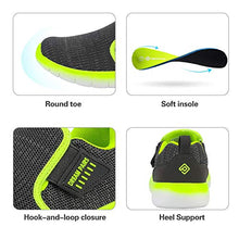 Load image into Gallery viewer, DREAM PAIRS Boys Athletic Sports Sneakers Slip on Tennis Running Shoes Grey Neon Size 13 Little Kid Luca