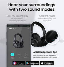 Load image into Gallery viewer, AKG (A Samsung Brand) N700NC M2 Over-Ear Foldable Wireless Headphones, Active Noise Cancelling Headphones - Black (US Version), 2.6, Model:GP-N700HAHCIWA