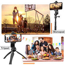 Load image into Gallery viewer, Universal Phone Tripod Mount (2 Pack) 1/4" Screw Adapter Cell Phone Holder with Adjustable Clamp Compatible with iPhone, Samsung, and All Phones, Camcorder,Selfie Monopod and More.