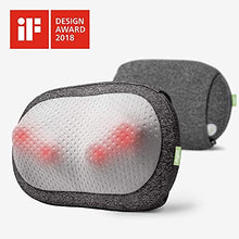 Load image into Gallery viewer, Mynt Cordless Neck Back Massager, Shiatsu Rechargeable Massage Pillow with Heat-3D Deep Kneading, Use Unplugged, iF Design Award Winner