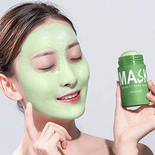 Load image into Gallery viewer, Green Tea Purifying Clay Face Mask, Blackhead Remover Oil Control Face Moisturizes Deep Clean Pore Purifying Clay Stick Deep Cleansing Mask, Exfoliating Mask for All Skin Men Women