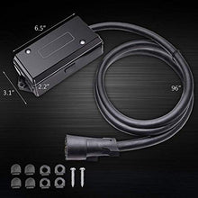 Load image into Gallery viewer, MICTUNING 7 Way Plug Inline Trailer Cord with 7 Gang Junction Box Bundle MIC-B1002 LED Light Bar Wiring Harness