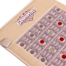 Load image into Gallery viewer, GemsMat - Leon- Far Infrared Amethyst Jade Tourmaline Crystal Heat Stone Mat (60"L x 24"W) - Red Light 16 Photon FIR Therapy -FDA Registered Manufacturer -Adjustable Timer & Temperature - Heating Pad