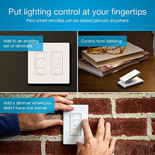 Load image into Gallery viewer, Lutron Caseta Wireless Smart Lighting Dimmer Switch and Remote Kit for Wall & Ceiling Lights, P-PKG1W-WH, White