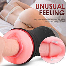 Load image into Gallery viewer, Air-Sücking Toys Quiet Relaxation Hands Free Pocket pussey Stroker Vibrating Licking Pennis Sec Toys Püssy Deluxe T-Shirt Belt