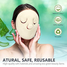 Load image into Gallery viewer, Reusable Face Towel Mask, Anti Aging Facial Steamer Towel Moisturizing Rejuvenation Beauty Skin Care Mask, Christmas Stocking Stuffers Gift for Women Mom Wife Sister Teen Girl Friend