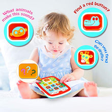 Load image into Gallery viewer, HISTOYE Baby Learning Toys Tablets for 1 + Year Old,Toddlers Educational Toys Learn to Talk, Electronic Learning Pad for 1 2 Years Old, ABC, 123, Sounds and Lights Smart Tablet for Toddlers