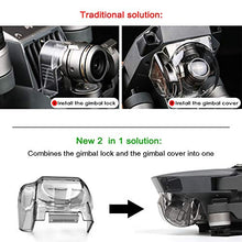 Load image into Gallery viewer, Arzroic DJI Mavic Pro Gimbal Lock Camera Lens Cover Clamp DJI Mavic Pro Accessories Gimbal Guard Protector Camera Clip Mount Cap, Transparent Grey