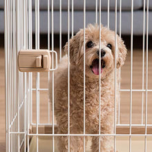 Load image into Gallery viewer, IRIS USA Medium Wire Open Pet Pen, Brown/White OPP-960
