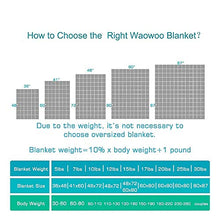 Load image into Gallery viewer, Waowoo Adult Weighted Blanket Queen Size(15lbs 60"x80") Heavy Blanket with Premium Glass Beads, (Dark Grey)