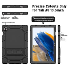 Load image into Gallery viewer, Rantice Case for Samsung Galaxy Tab A8 10.5 Inch 2022 (SM-X200/X205/X207), Hybrid Shockproof Rugged Drop Protection Cover with Kickstand for Samsung Galaxy Tab A8 10.5 Inch (Black)
