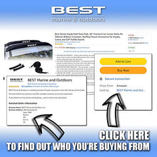 Load image into Gallery viewer, Best Marine Kayak Roof Rack Pads. 38" Universal Roof Rack Carrier for Kayaks, Canoe, SUP Paddle Board, Surfboard & Luggage. XL Kayak Accessories for Car & SUV Without Cross Bars. Straps Included.
