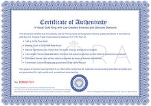 Load image into Gallery viewer, 14K White Gold Created Emerald and Diamond Three Stone Triune Ring 2 Carats Size 6