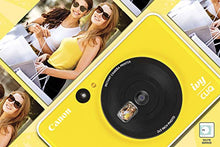 Load image into Gallery viewer, Canon Ivy CLIQ Instant Camera Printer, Mini Photo Printer with 2"X3" Sticky-Back Photo Paper(10 Sheets), Bumblebee Yellow