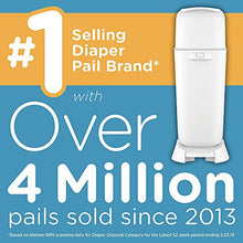 Load image into Gallery viewer, Playtex Diaper Genie Complete Pail with Built-In Odor Controlling Antimicrobial, Includes Pail & 1 Refill, White