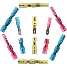 Load image into Gallery viewer, Sopoby 220pcs Wire Spade Connectors, Heat Shrink Female Male Spade Terminals Electrical Crimp Connector Kit