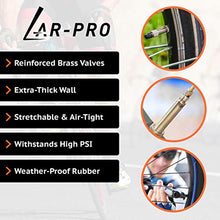 Load image into Gallery viewer, AR-PRO 26’’ x 1.75/2.125 Road/Mountain Bike Replacement Inner Tubes Presta Valve 42mm for Road Bikes with Tire Size of 26’’ (6 Inner Tubes with 2 Tire Levers)