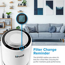 Load image into Gallery viewer, LEVOIT H13 True HEPA Filter Air Purifiers for Allergies and Pets, Smokers, Smoke, Dust, Mold, and Pollen, Cleaner for Bedroom, Large Room with Optional Night Light, LV-H132, White