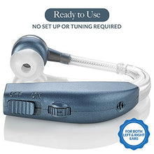 Load image into Gallery viewer, Digital Hearing Amplifier - (Pair of 2) Personal Hearing Enhancement Sound Amplifier, Rechargeable Digital Hearing Amplifier with All-Day Battery Life, Modern Blue