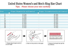 Load image into Gallery viewer, loversring Couple Ring Bridal Sets His Hers Women 10k White Gold Filled Men Tungsten Carbide Wedding Engagement Ring Band