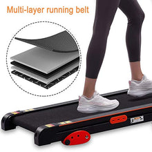 Load image into Gallery viewer, ECHANFIT Folding Treadmill Home Electric Motorized Running Machine with 17''Wide Tread Belt LCD Display 15 Preset Programs 8.5 MPH Max Speed and Cup Holder Easy Assembly