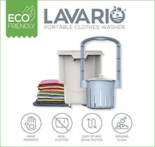 Load image into Gallery viewer, Lavario Portable Clothes Washer (Manual Non-Electric Portable Washing Machine for Camping, Apartments, RV’s, Delicates)