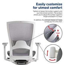 Load image into Gallery viewer, SIDIZ T50 Highly Adjustable Ergonomic Office Chair (TNB500LDA): Advanced Mechanism for Customization/Extreme Comfort, Ventilated Mesh Back, Lumbar Support, 3D Arms, Seat Slide/Slope (Gray)