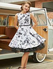 Load image into Gallery viewer, GRACE KARIN Knee Length Gothic Petticoat Half Slips Fun Skirt (XL,Black)