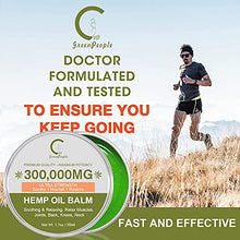 Load image into Gallery viewer, GPGP GreenPeople Natural Hemp Extract Balm - 300,000MG - Hemp Cream is Suitable for Muscles, Back, Ankle, Knees - 1.7oz