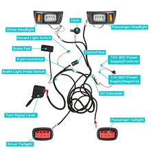 Load image into Gallery viewer, 10L0L Golf Cart Light Kit(12V-48V) with Ultimate Light Kit Upgrade Compatible for Club Car DS G&E All Models With LED Head Light, Tail Lights, Turn Signals, Brake Lights