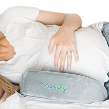 Load image into Gallery viewer, OCCObaby Pregnancy Pillow, Memory Foam Body Wedge for Belly, Knees and Back Support, Reversible Maternity Pillow with Removable Cover and Travel Bag