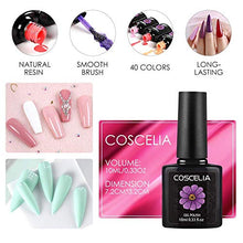 Load image into Gallery viewer, Coscelia Gel Nail Polish Kit 6 Colors Drawing Gel Nail Polish with 2pc Painting Brush 6 Colors Soak Off Gel Polish Starter Kit Nail Art Gel Paint Drawing Line Home Gel Manicure Kit