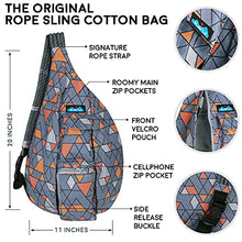 Load image into Gallery viewer, KAVU Rope Bag - Sling Pack for Hiking, Camping, and Commuting - Mod Tile