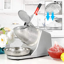 Load image into Gallery viewer, ZENY Ice Shaver Machine Electric Snow Cone Maker Stainless Steel Shaved Ice Machine 145lbs Per Hour
