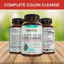 Load image into Gallery viewer, Colon Cleanser Detox for Weight Loss. 15 Day Fast-Acting Extra-Strength Cleanse with Probiotic & Natural Laxatives for Constipation Relief & Bloating Support. 30 Detox Pills to Detoxify & Boost Energy